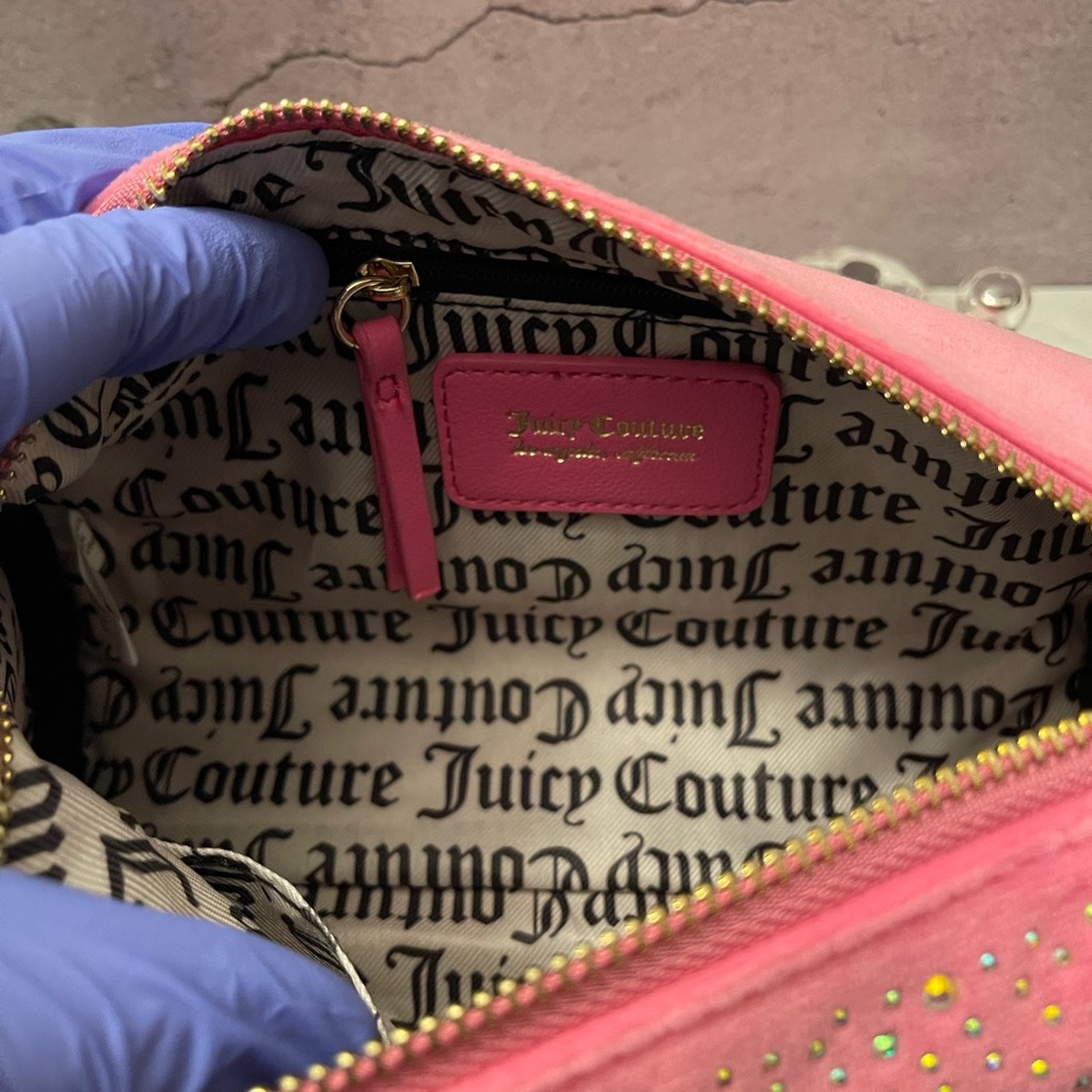 ❌SOLD JUICY COUTURE LET IT SHINE ROLL BAG JUICY PINK  NWOT - Picture 11 of 15